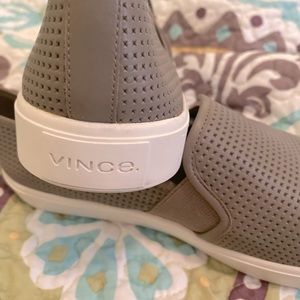 VINCE Blair 5 Slip on Leather Sneaker color woodstone.Great condition like new.